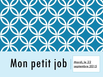 Mon petit boulot