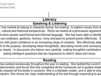 Six End of Year 6 Report bundle
