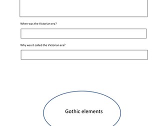 Gothic horror introduction- Creative writing- A gothic setting