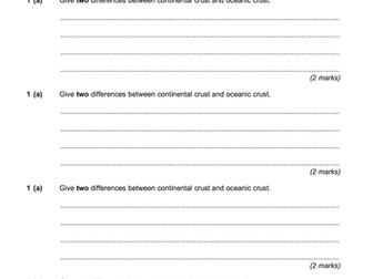 AQA GCSE Specification A - The Restless Earth - 10 Lesson Topic Bundle