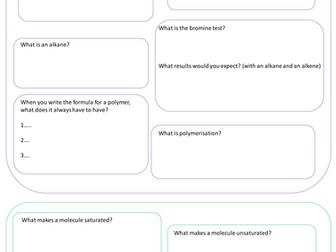 OCR C1 Making Polymers Factfinder Task