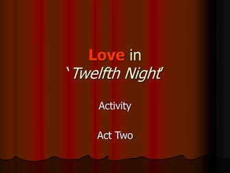 Theme of Love in William Shakespeare's Twelfth Night