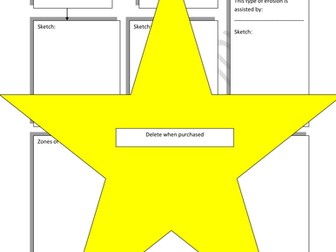Revision Sheet for Glacial erosional processes