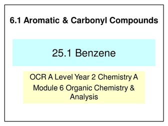 NEW OCR A Level Chemistry - Aromatic Compunds