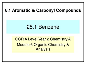 NEW OCR A Level Chemistry - Aromatic Compunds