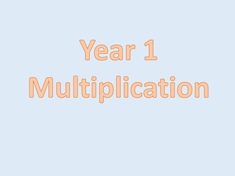 Year 1 Maths Mastery Multiplication