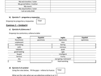 Como es tu familia ICT lesson