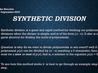 Polynomial division