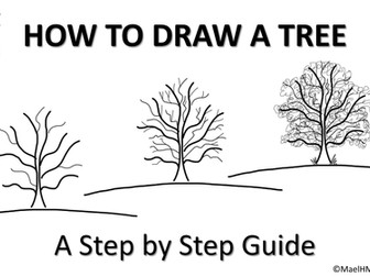 Art and Design. Drawing trees