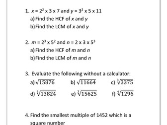 Using Products of Primes