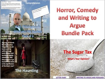 Horror, Comedy and Writing to Argue Bundle Pack