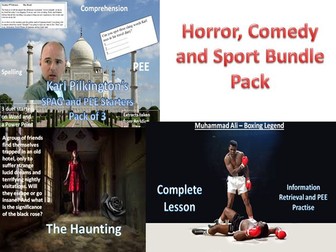 Horror, Comedy and Sport Bundle Pack