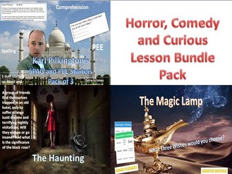 Horror, Comedy and Curious Lesson Bundle