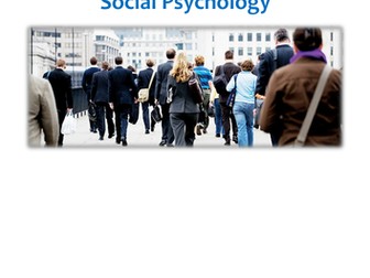 Social Psychology Study Guide