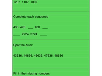 Mastery in maths - year 5 counting in powers of 10 fluency, reasoning and problem solving questions