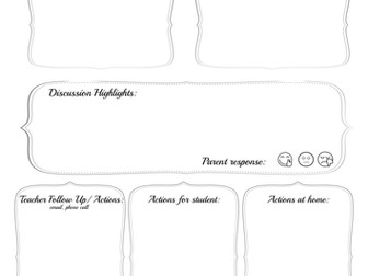 Parental Communication Forms