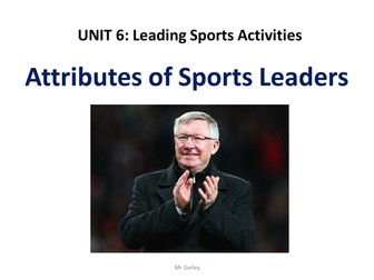 BTEC Sport (new specification) scheme of work - Unit 6