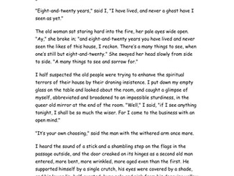 'The Red Room' H. G. Wells