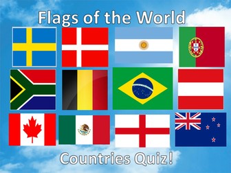 Flags of the World Form Time Quiz