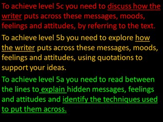 Analysis of an Extract - Language