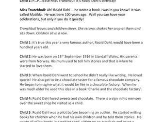 Roald Dahl assembly