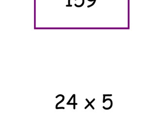 Multiplying 2 digit by 1 digit - Treasure Hunt Game