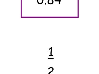 Fractions and Decimal equivalents - Treasure Hunt Game