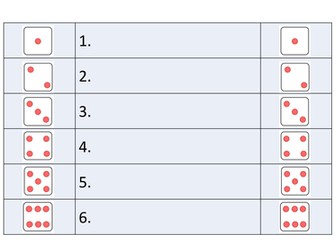 Plenary dice template