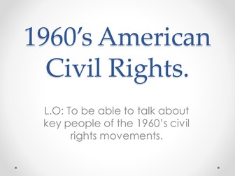 1960's Civil Rights