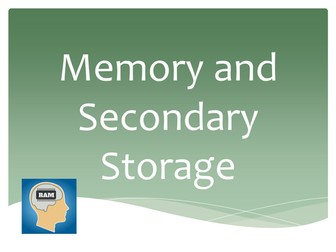 AQA GCSE COMPUTING - Memory and Storage