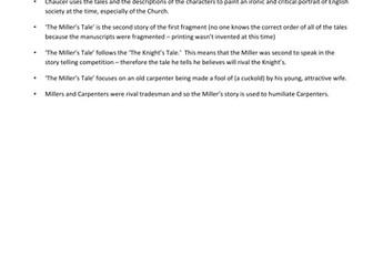 Love in The Miller's Tale