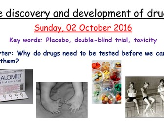 Development of drugs- new Biology GCSE (AQA 1-9)