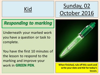 KS3 Poetry - Kid by Simon Armitage Differentiated tasks OFSTED outstanding