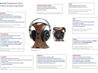 Product Analysis ACCESS FMM help sheet