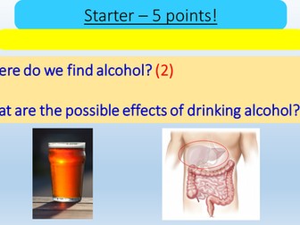 Alcohol and its Effects - Lesson Presentation