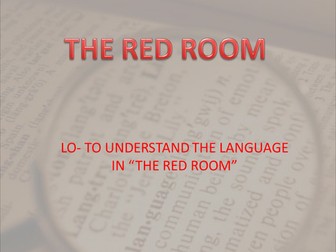 'The Red Room' HG Wells