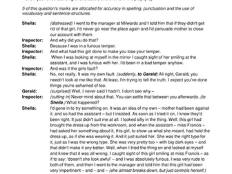 An Inspector Calls Eduqas style Literature mocks