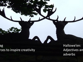 Halloween adjectives and adverbs