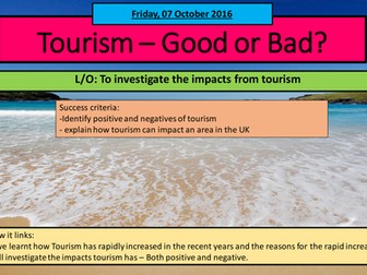 GCSE Tourism Whole Unit/Scheme of work