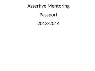 ASSERTIVE MENTORING PASSPORT