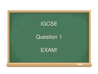 IGCSE Question 1 full lesson Gorilla extract