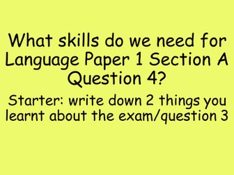 English Language GCSE AQA First Exam June 2017