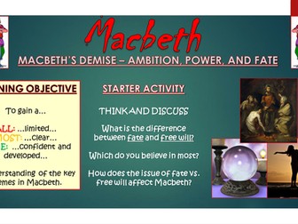 Macbeth: The Demise of Macbeth - Ambition, Power, and Fate