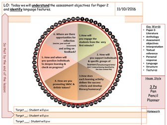 AQA Literature- Poetry Power and Conflict (new Spec 2017) 6 poems with mock exam