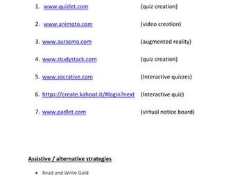 Useful eLearning sites