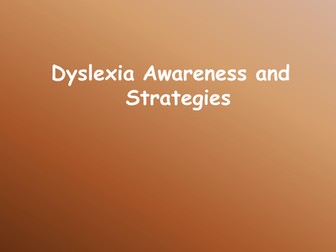 Dyslexia Strategies