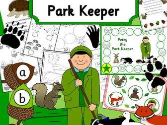 Percy the Park Keeper story resource pack