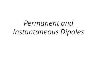 Full lesson: Temporary and permanent dipole intermolecular forces