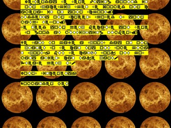 Letter from aliens in alien language