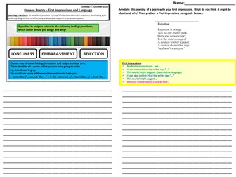 Full SOL New spec Lang Paper 1 reading and  New Spec Lit poetry